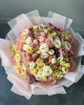 Pastel Rose Garden Bouquet