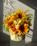 Autumn Sunshine Sunflower & Rose Arrangement