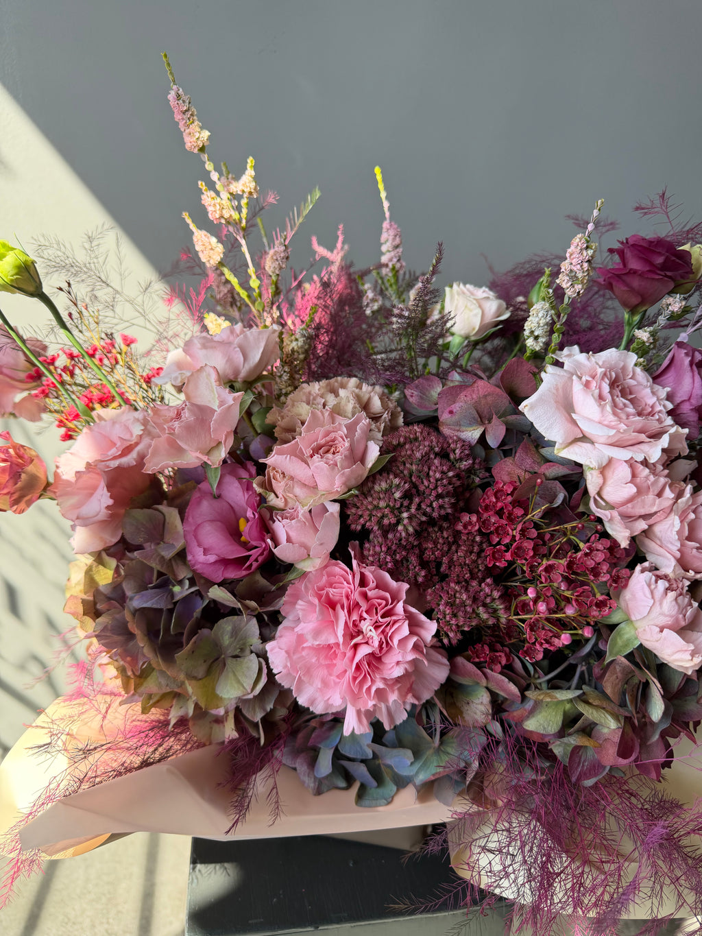 Luxury Pink & Purple Flower Bouquet