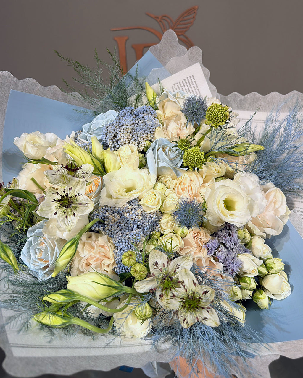 Blue Serenity Hand-Tied Bouquet
