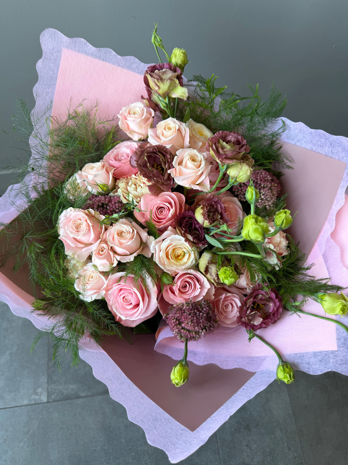 Blush & Plum Garden Bouquet