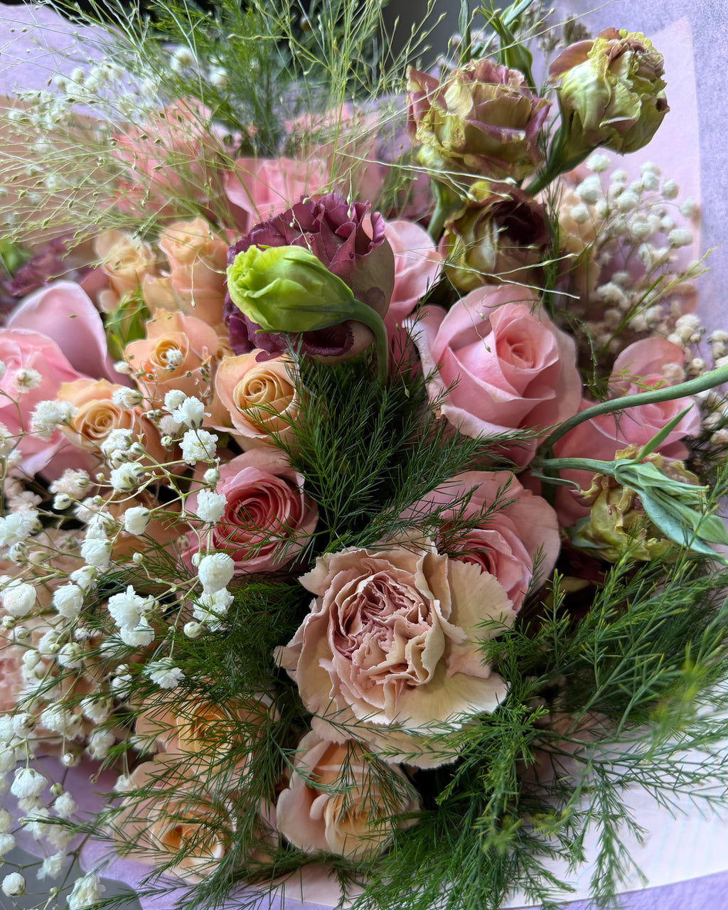 Blush & Plum Garden Bouquet