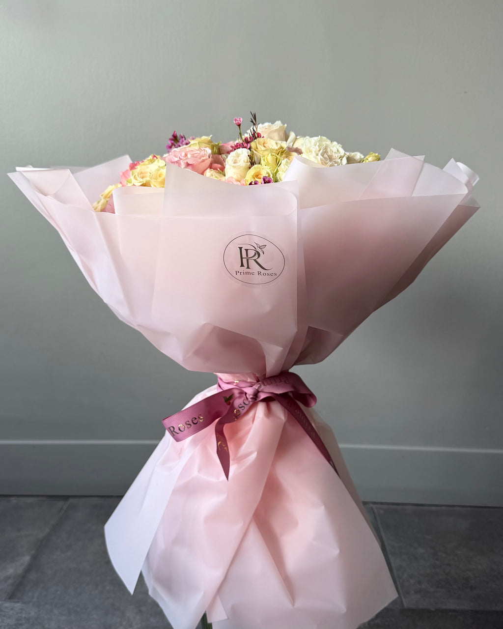 Pastel Rose Garden Bouquet