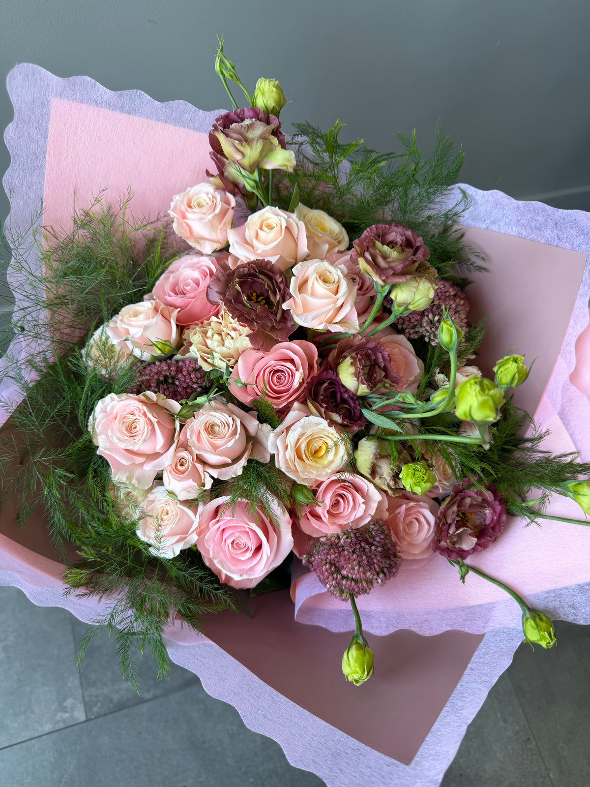 Blush & Plum Garden Bouquet