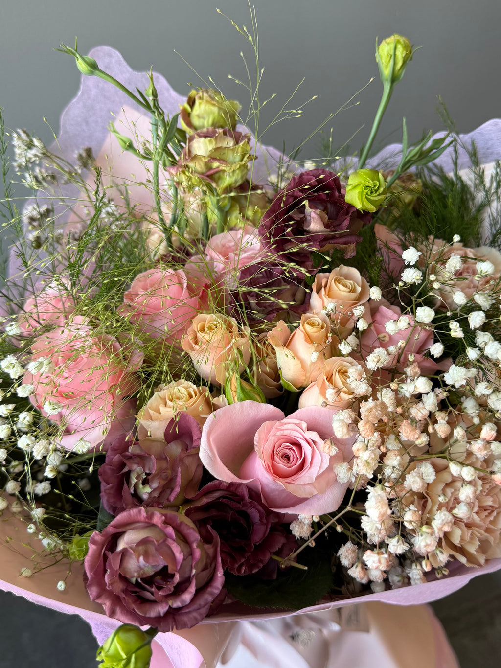 Blush & Plum Garden Bouquet