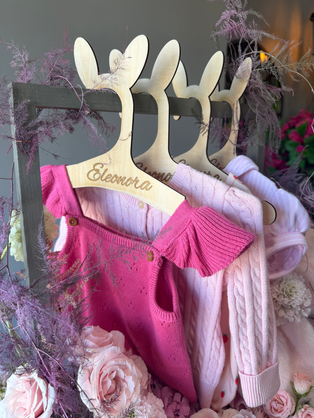 Welcome Little One – Custom Baby Floral Gift Display