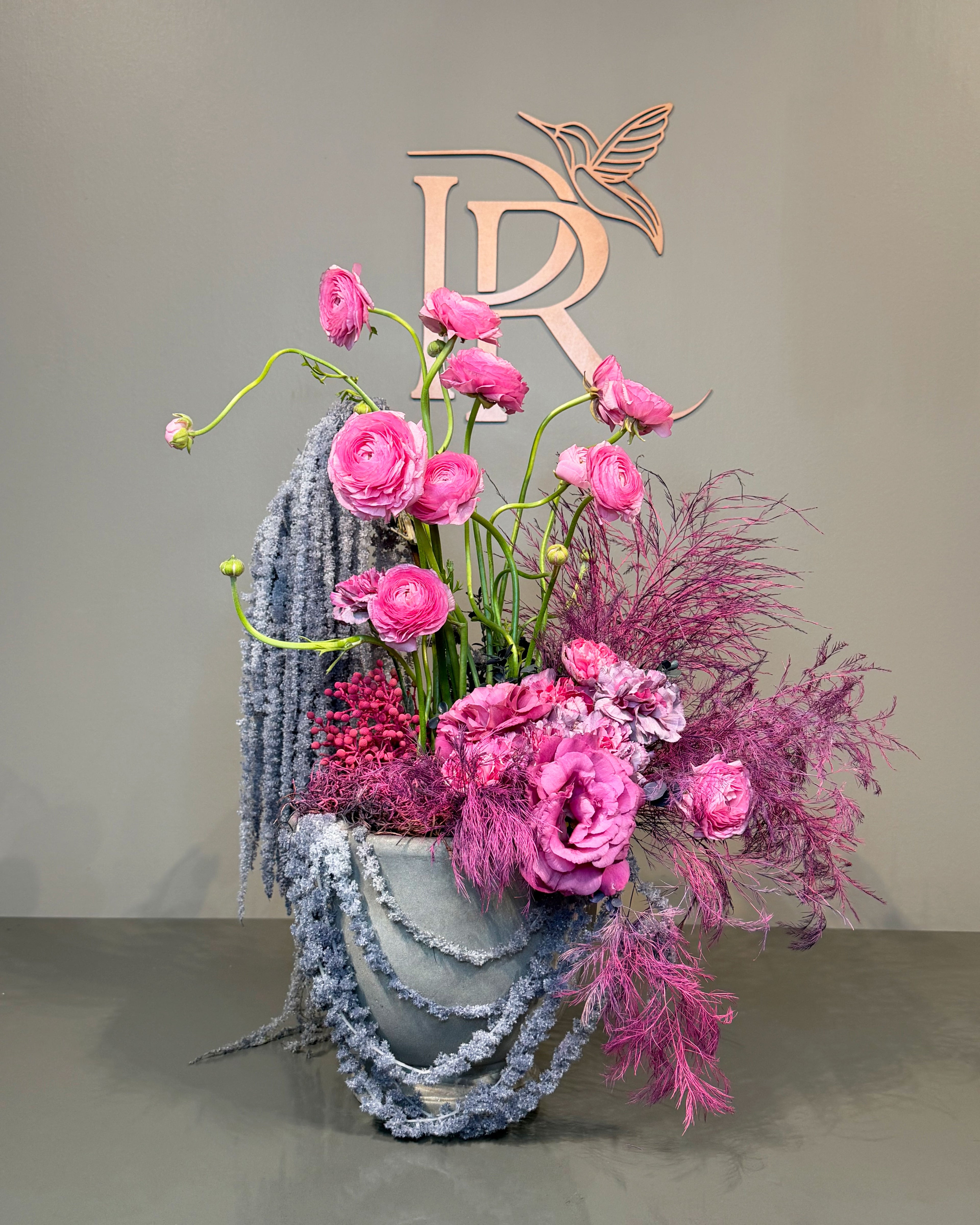 Fuchsia Cascade Arrangement