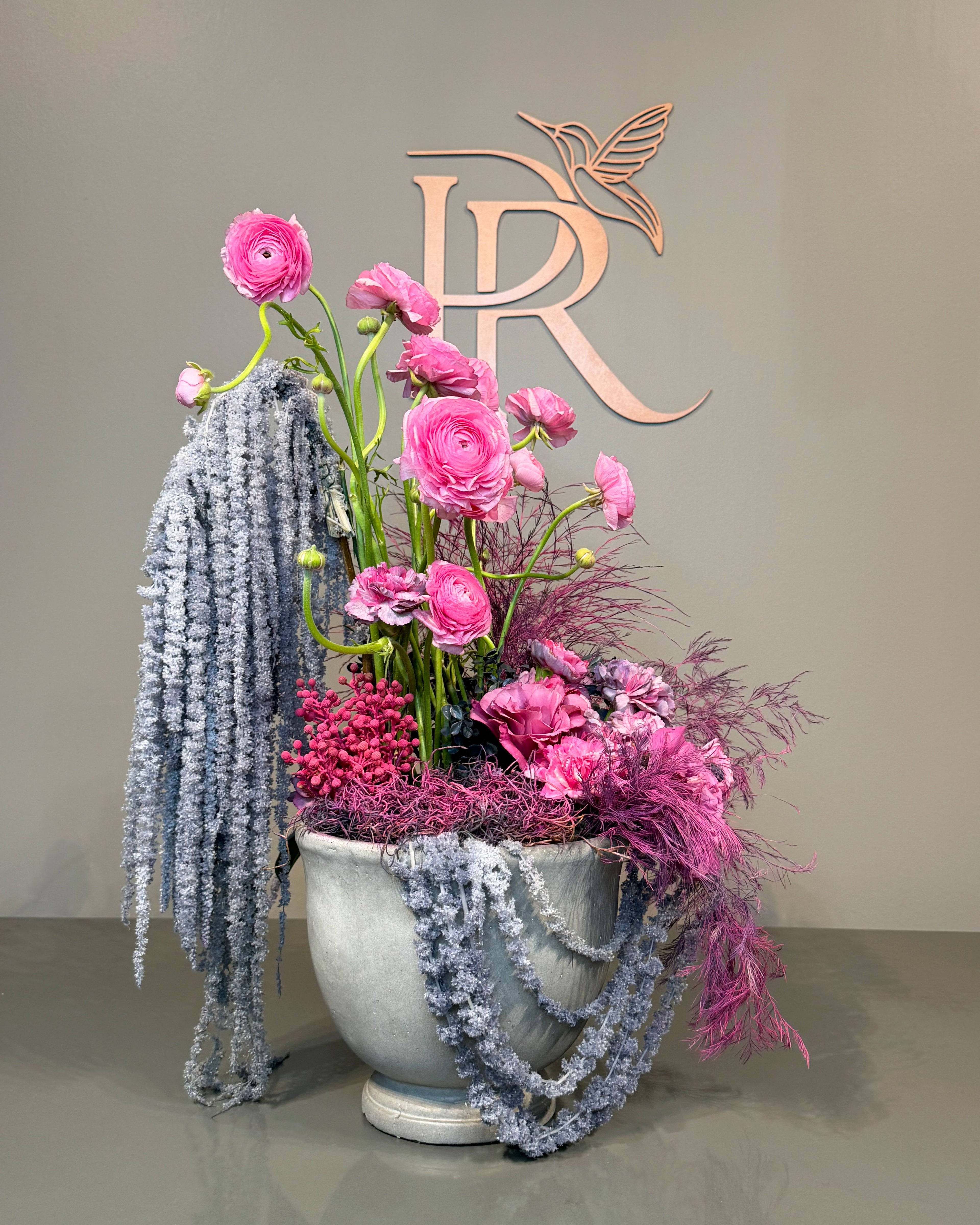 Fuchsia Cascade Arrangement