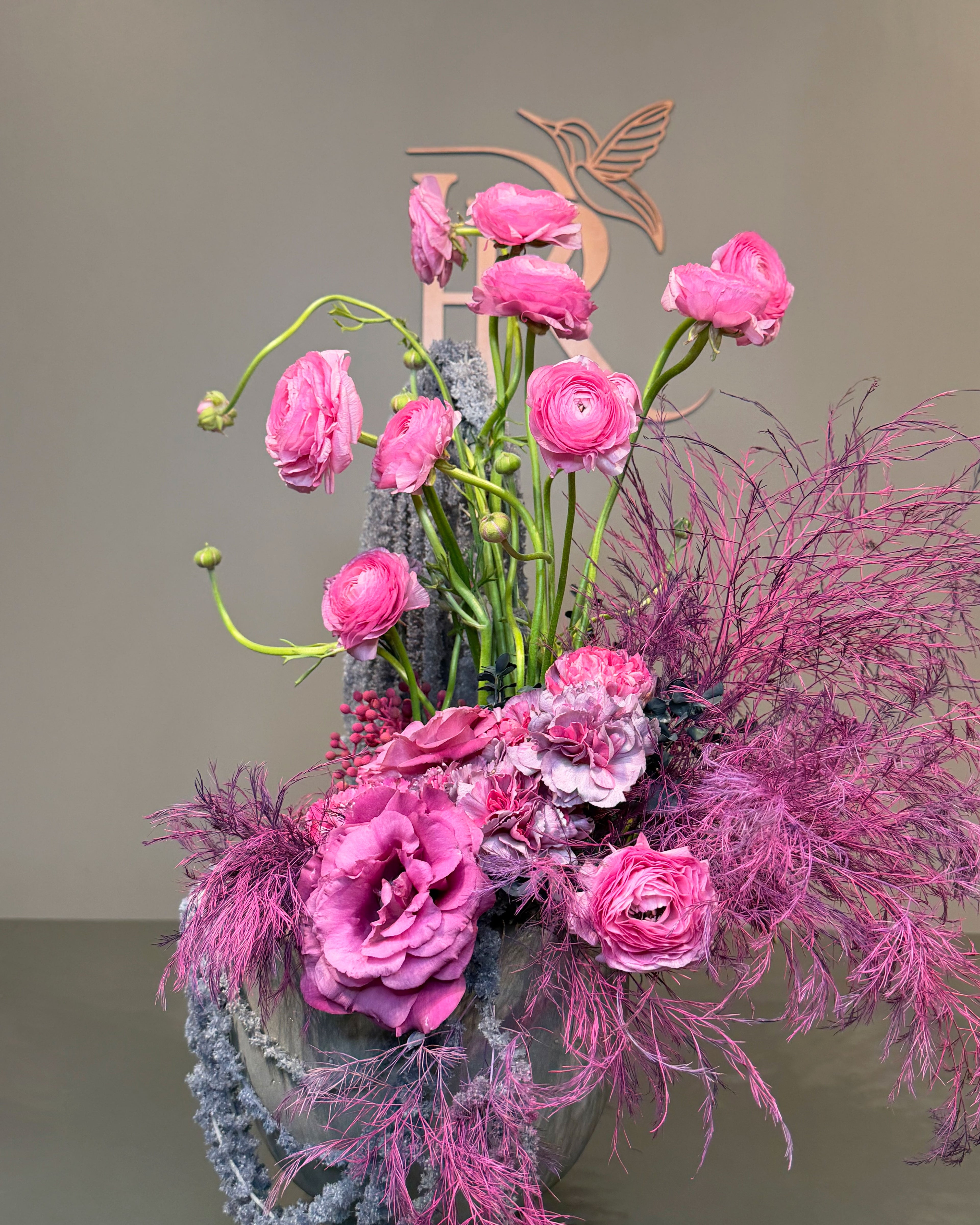 Fuchsia Cascade Arrangement