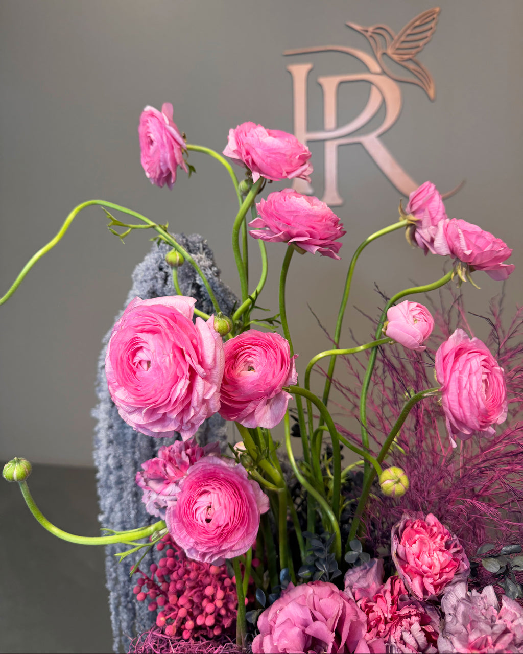 Fuchsia Cascade Arrangement