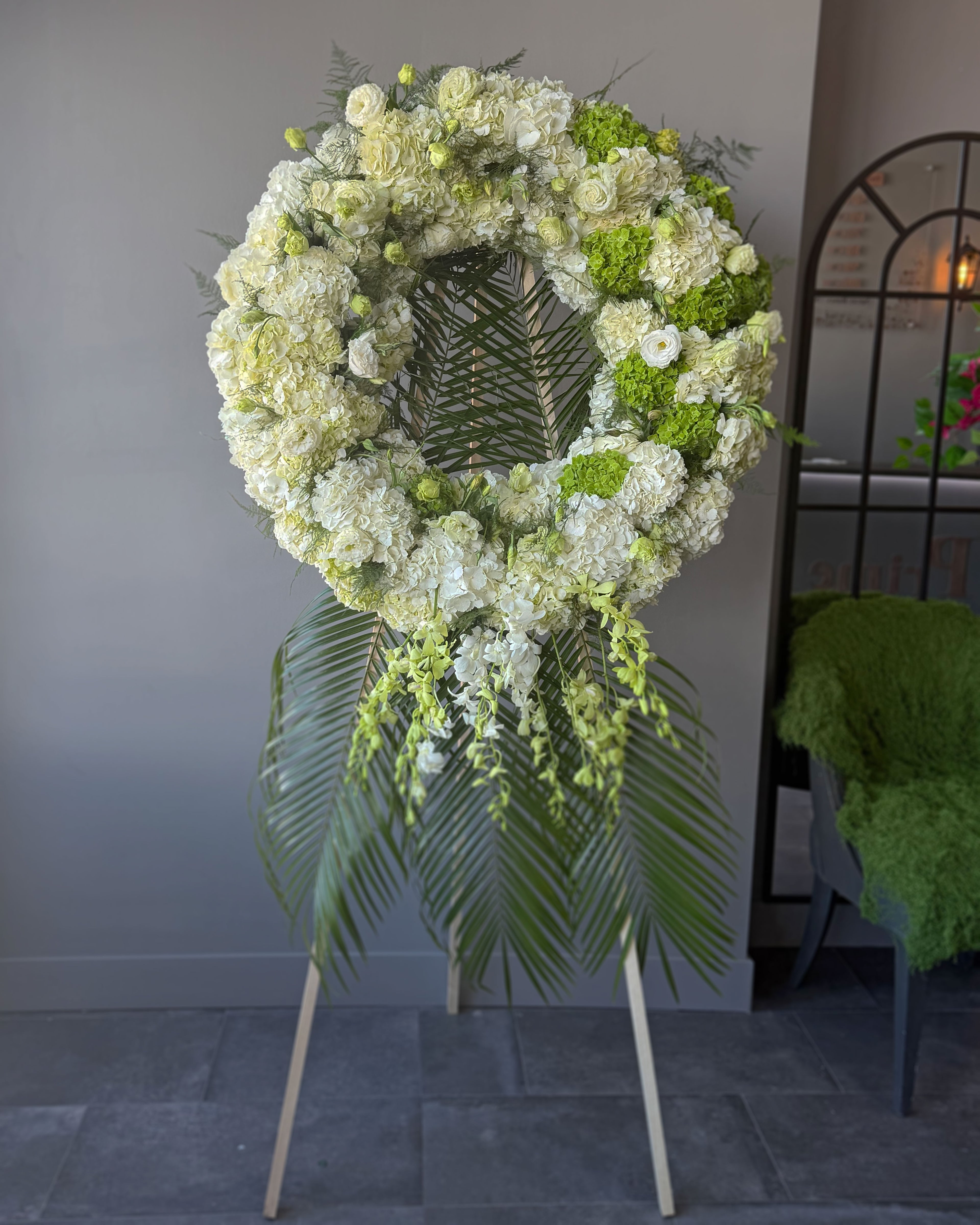 Emerald Serenity Tribute Wreath