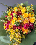 Citrus Sunset Roses Bouquet