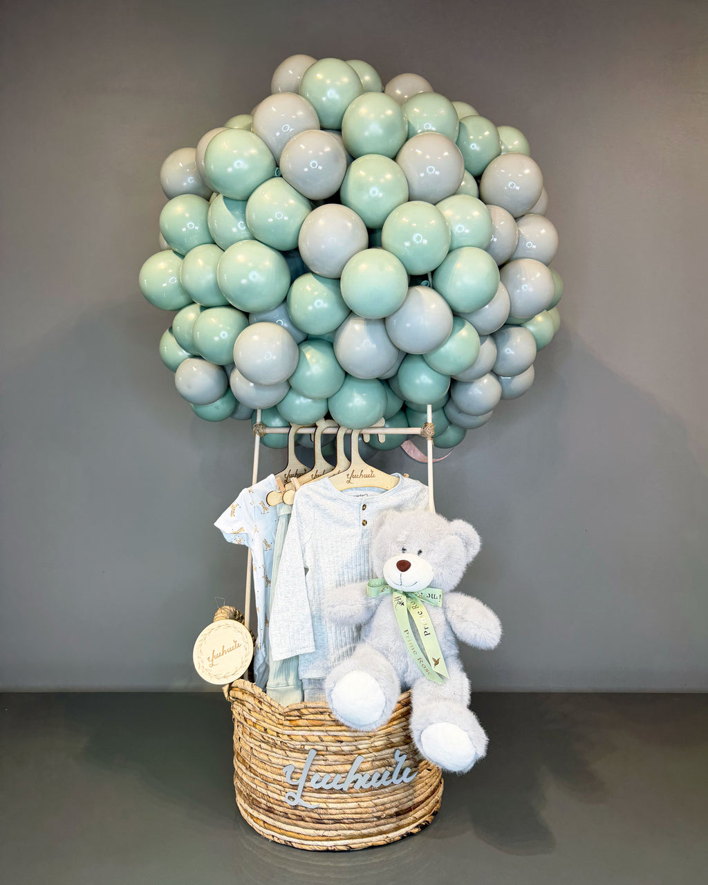 Skyblue Cloud Keepsake Basket