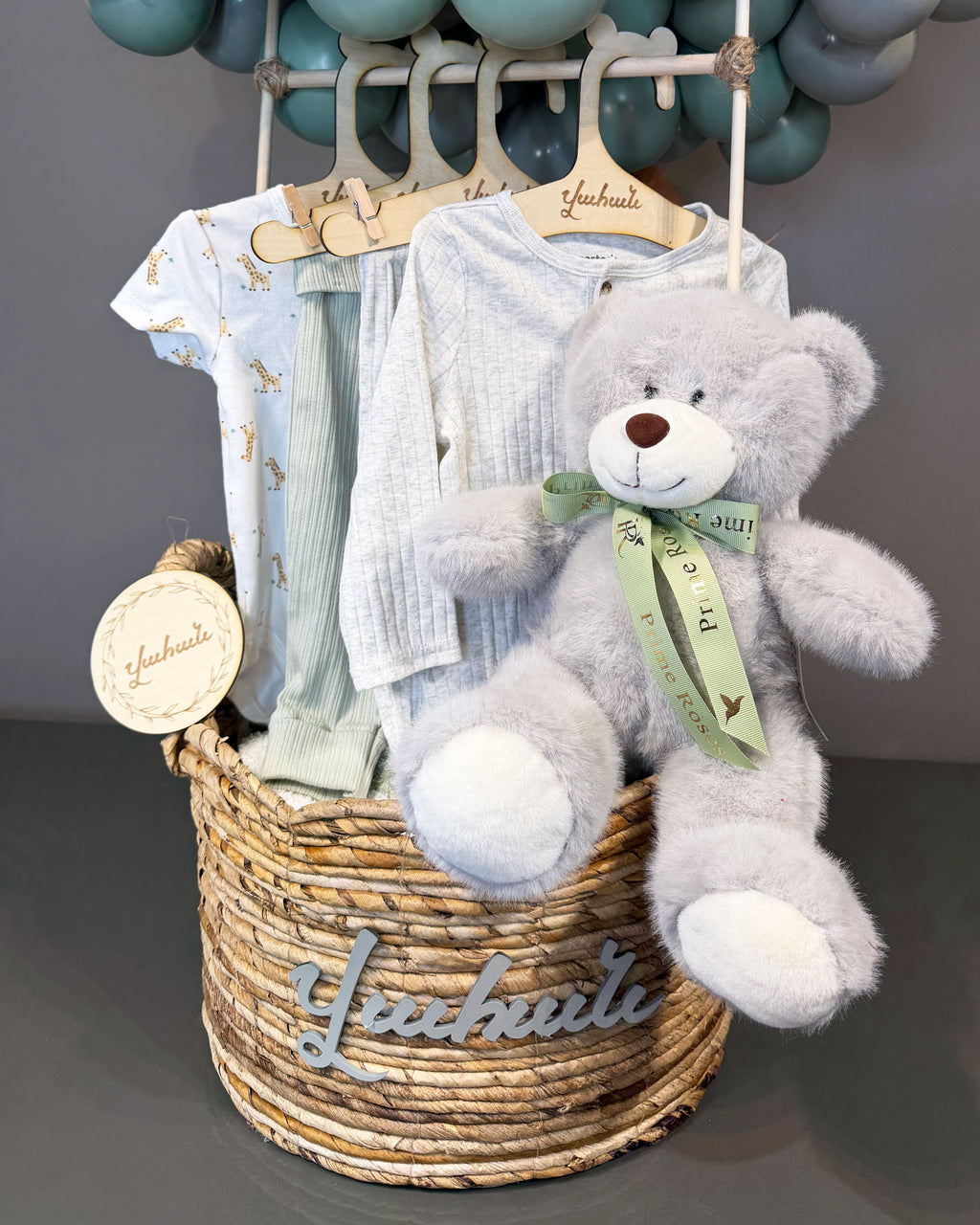Skyblue Cloud Keepsake Basket