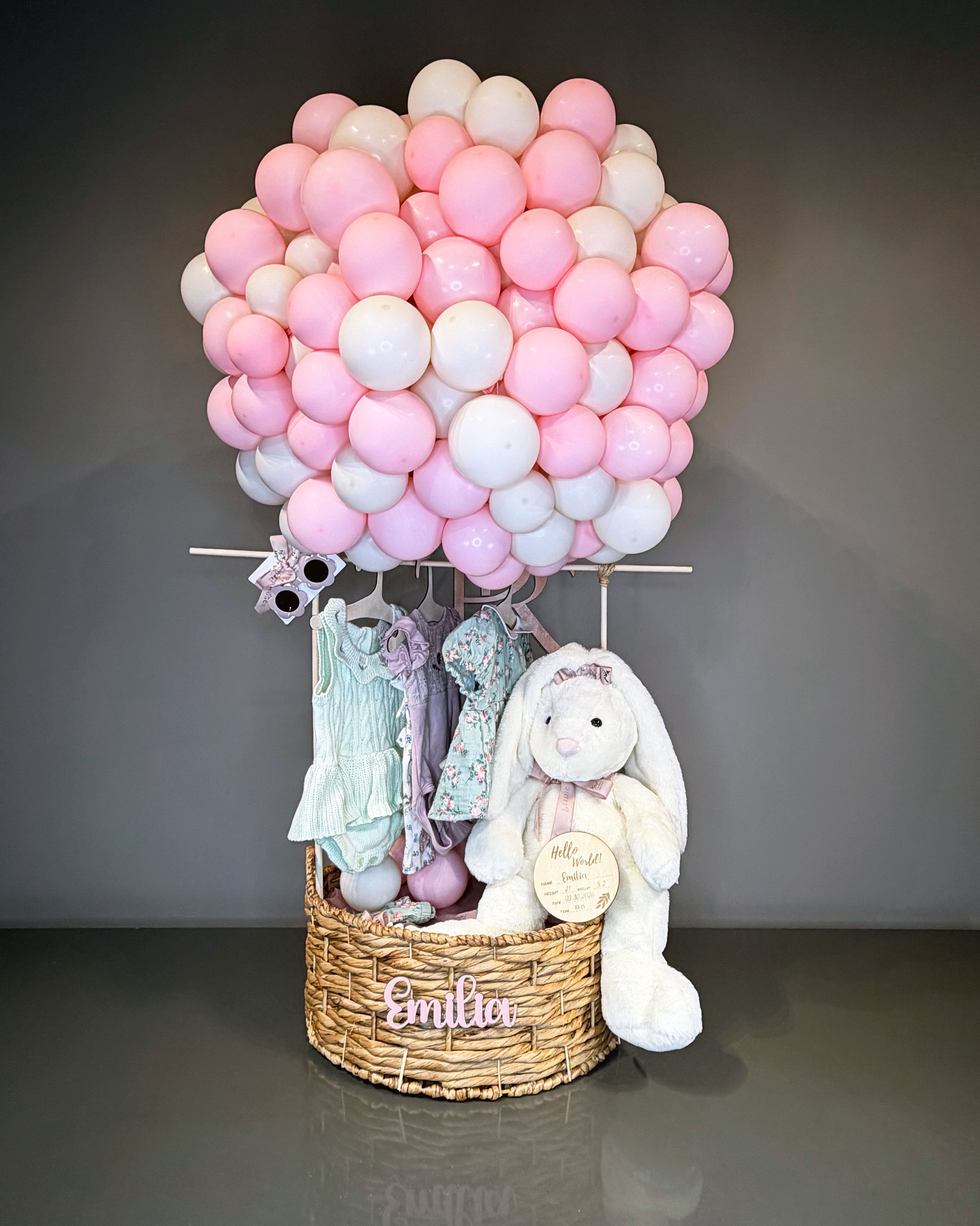 Baby Cloud Keepsake Basket