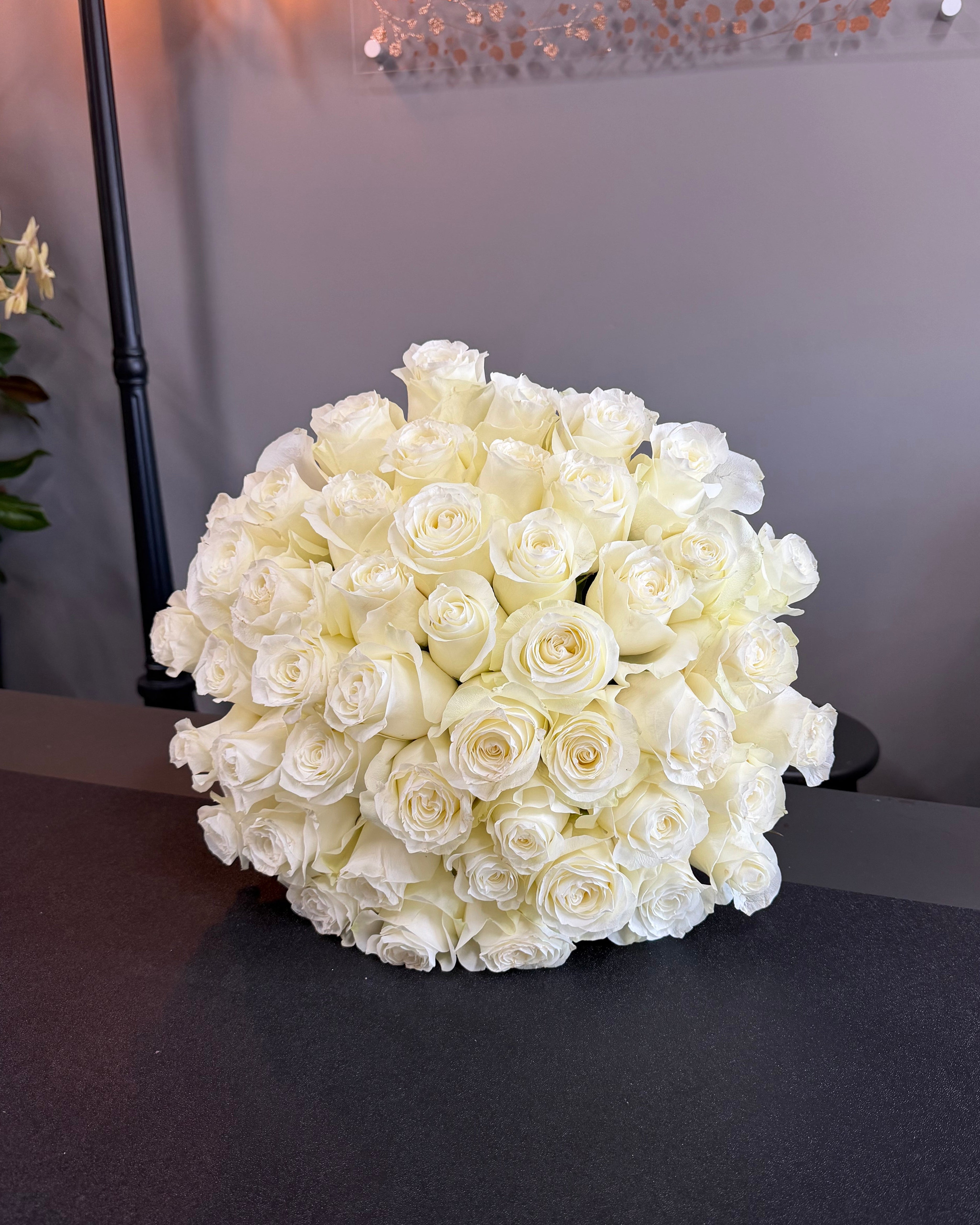 Luxury White Rose Bouquet