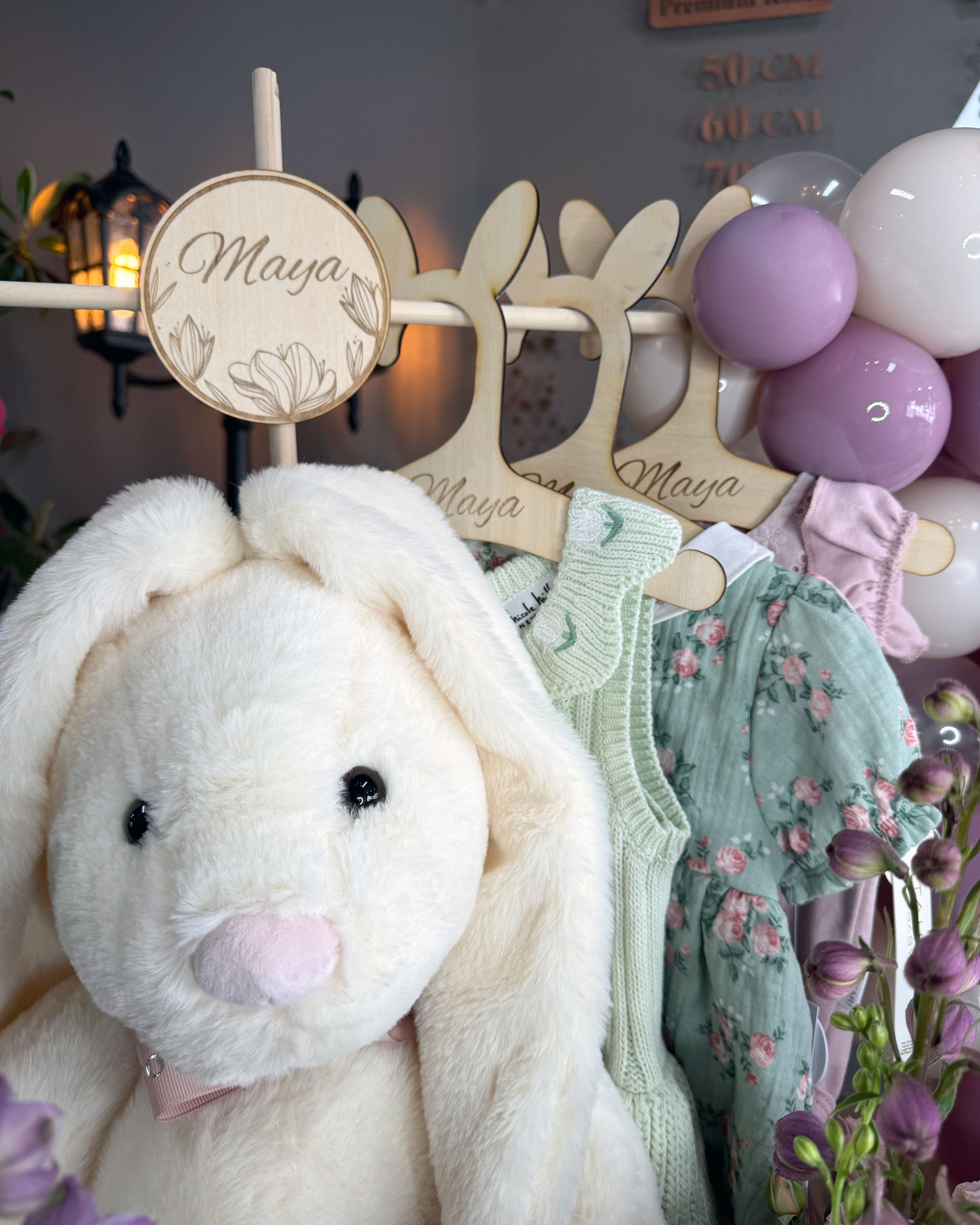 Hello World Custom Baby Gift Basket