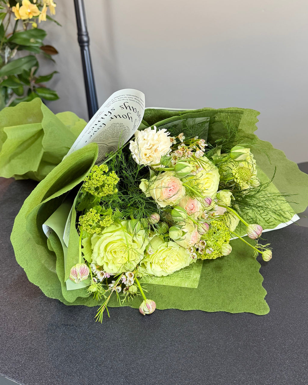 Fresh Green Garden Bouquet