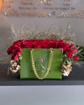 Luxury Red Rose Bag Arrangement