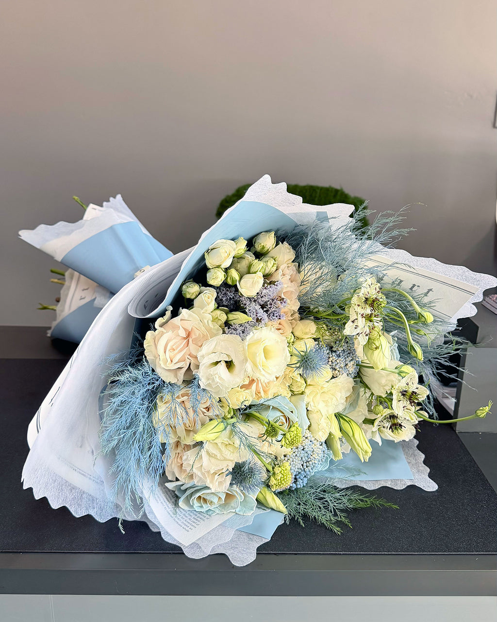 Blue Serenity Hand-Tied Bouquet