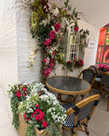 Romantic Garden Café Floral Installation