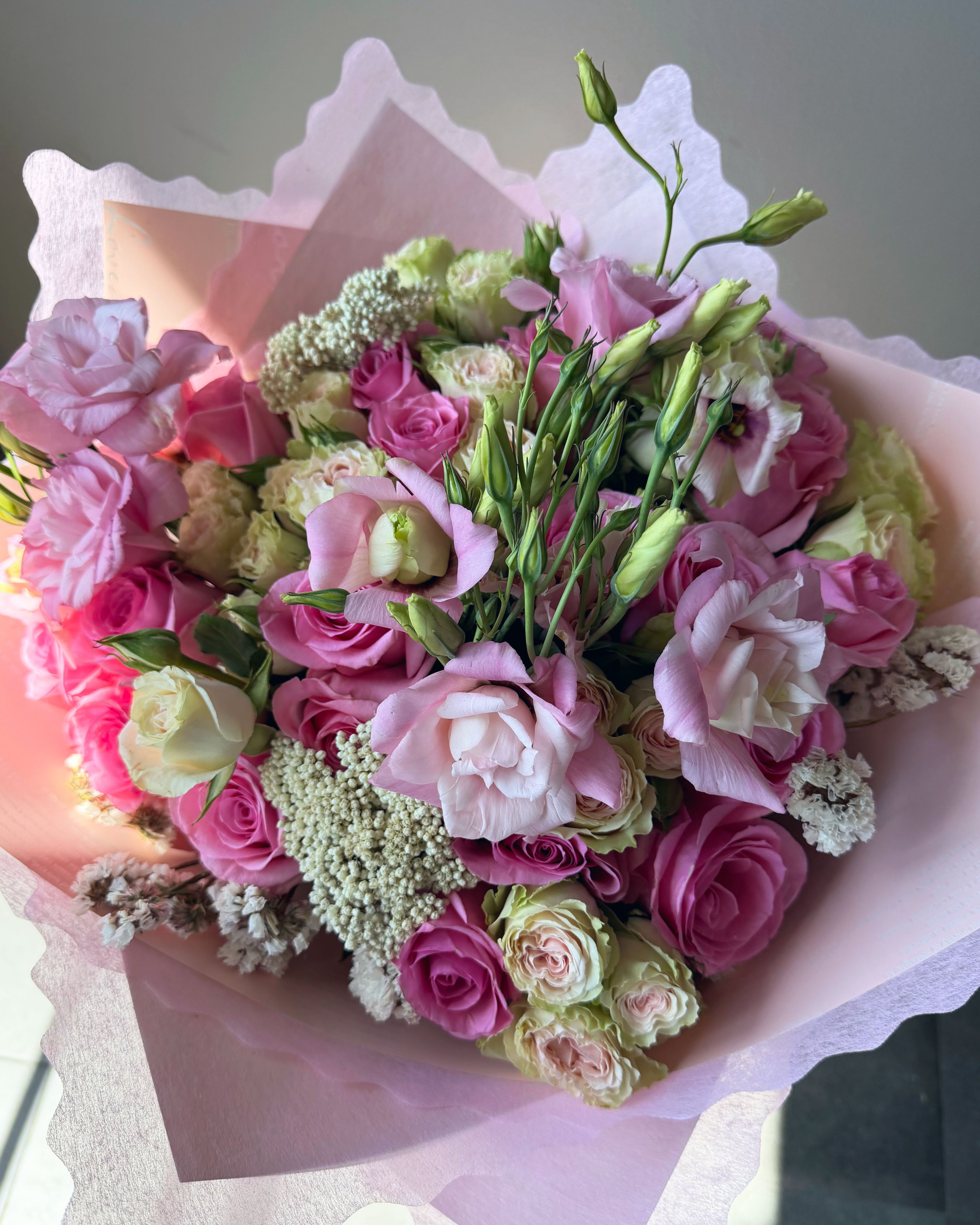 Pink Whisper Garden Bouquet