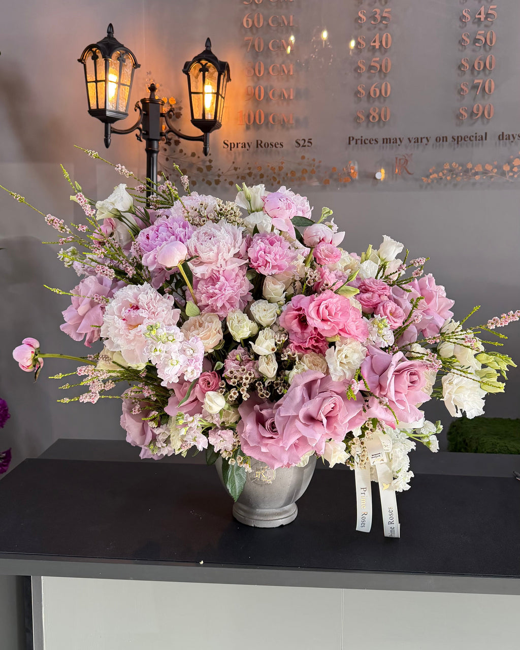 Pastel Elegance Garden Vase Arrangement