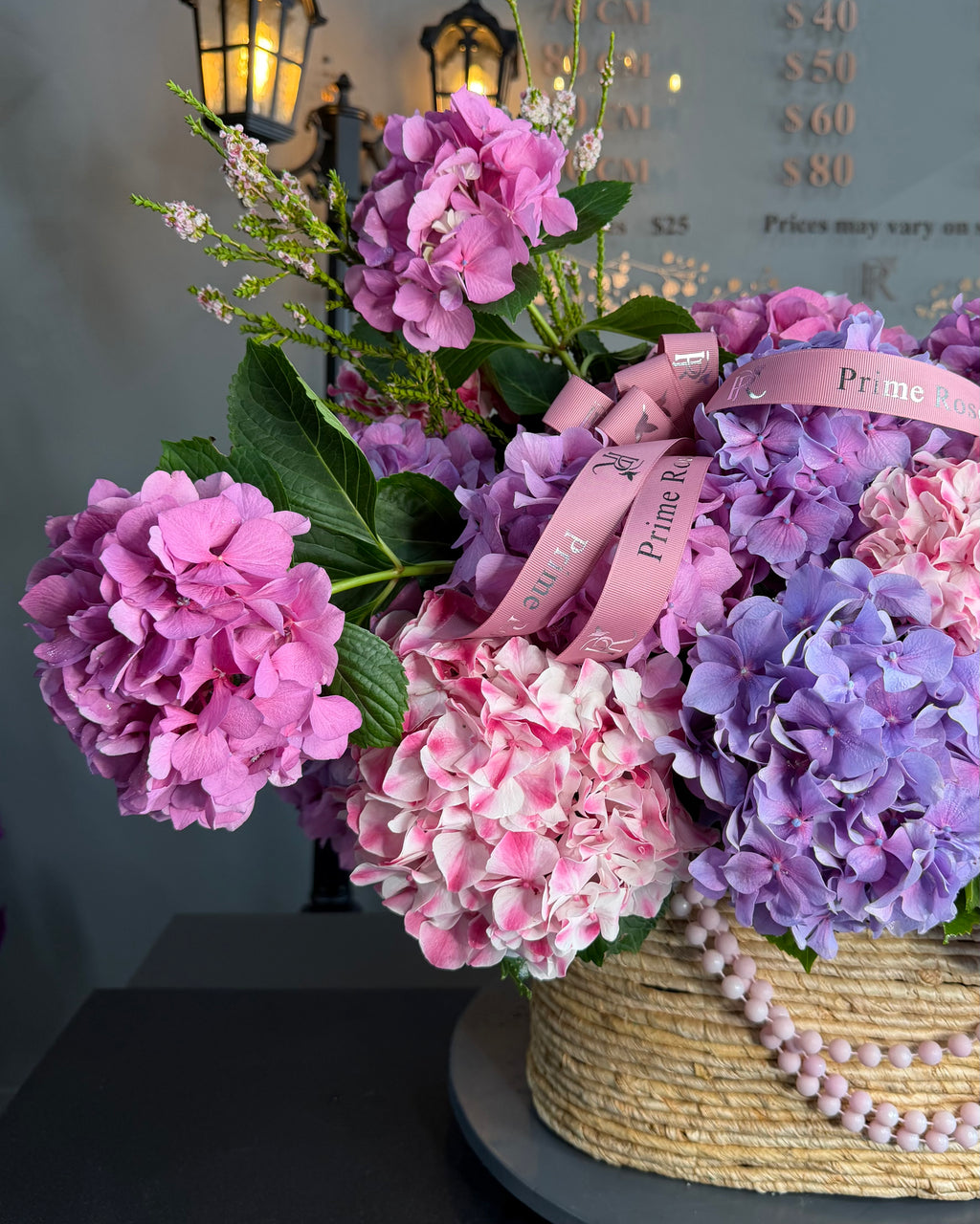 Hydrangea Dreams Luxury Basket