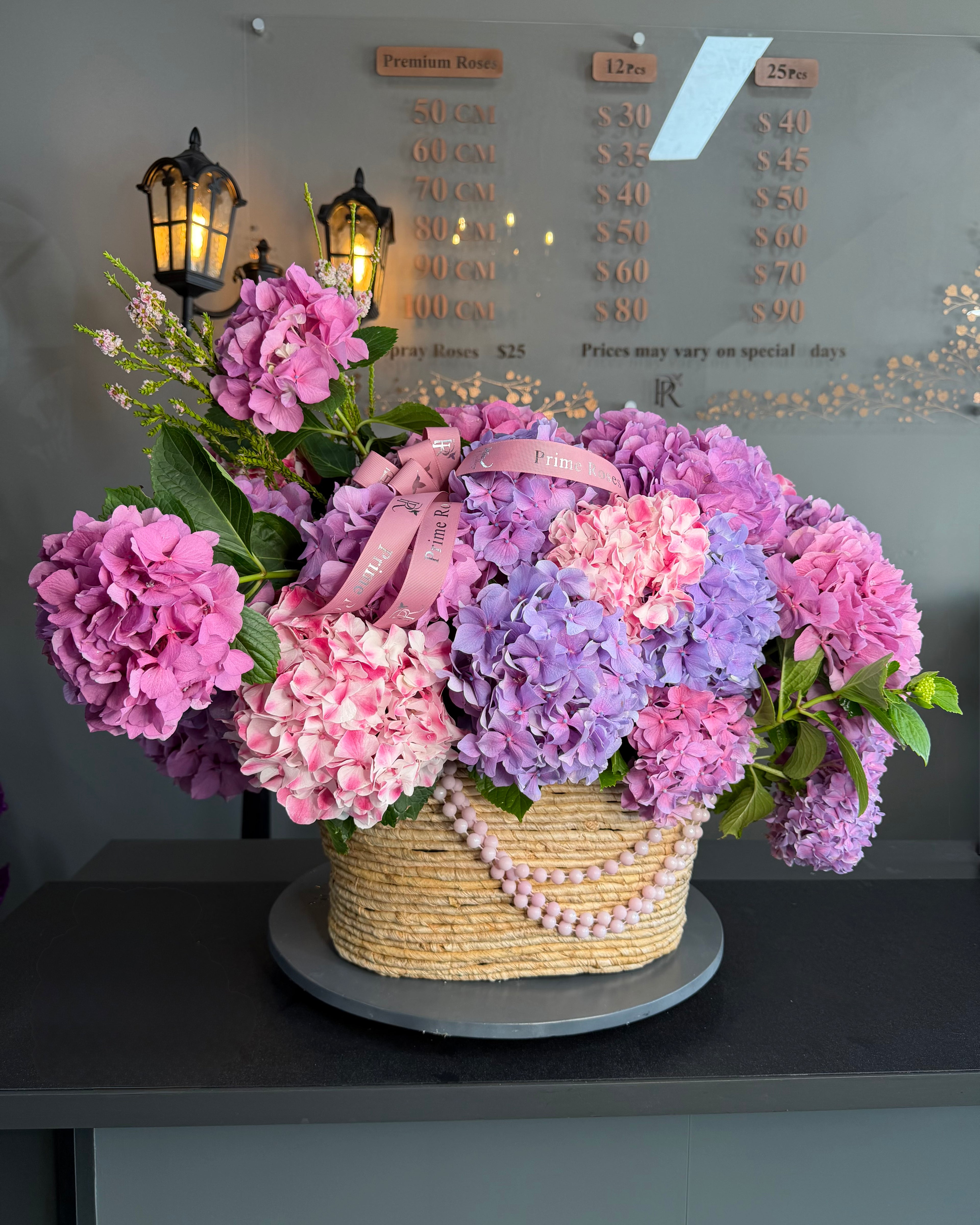 Hydrangea Dreams Luxury Basket