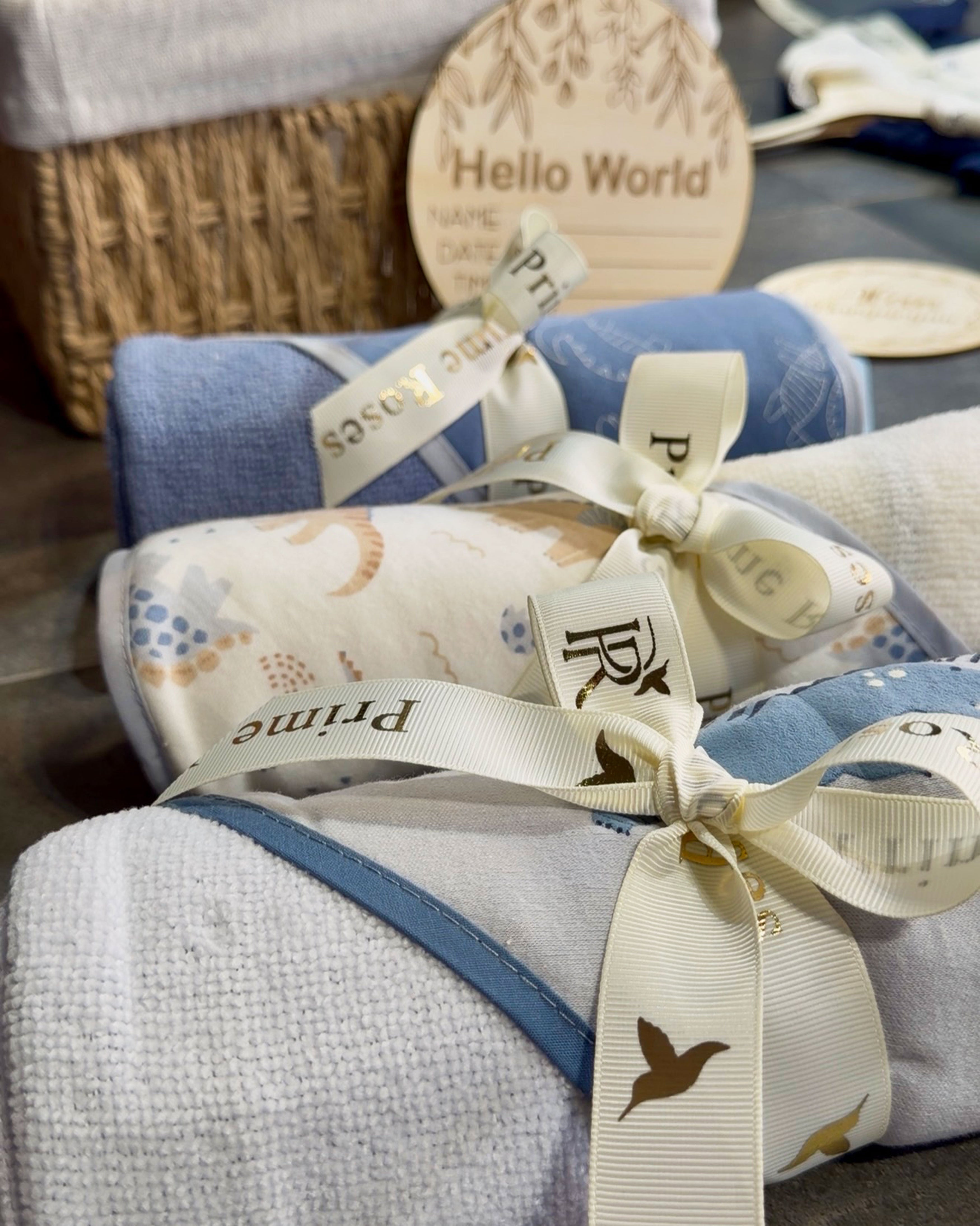 Hello World Custom Baby Gift Box
