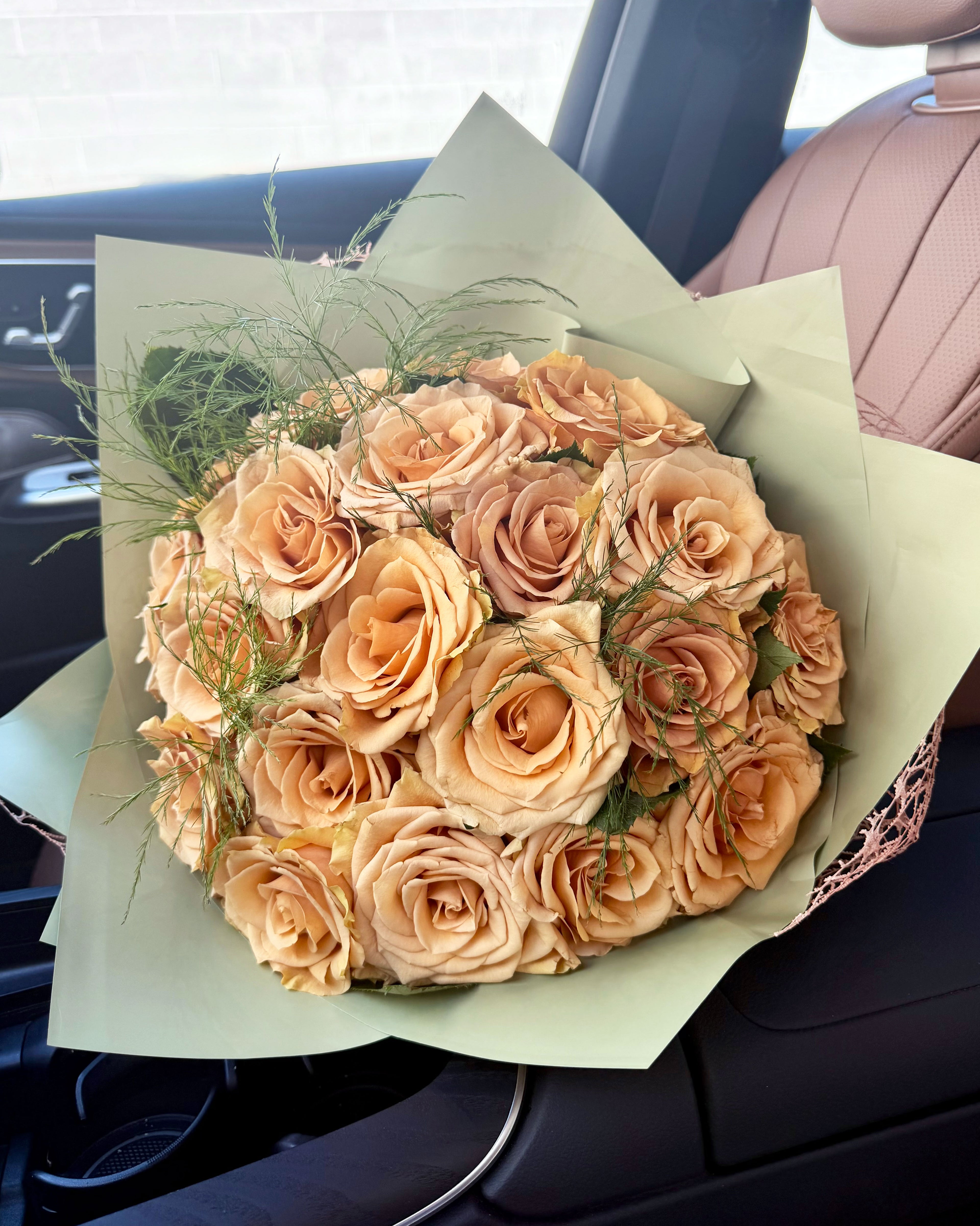 Nude Blush Roses Bouquet