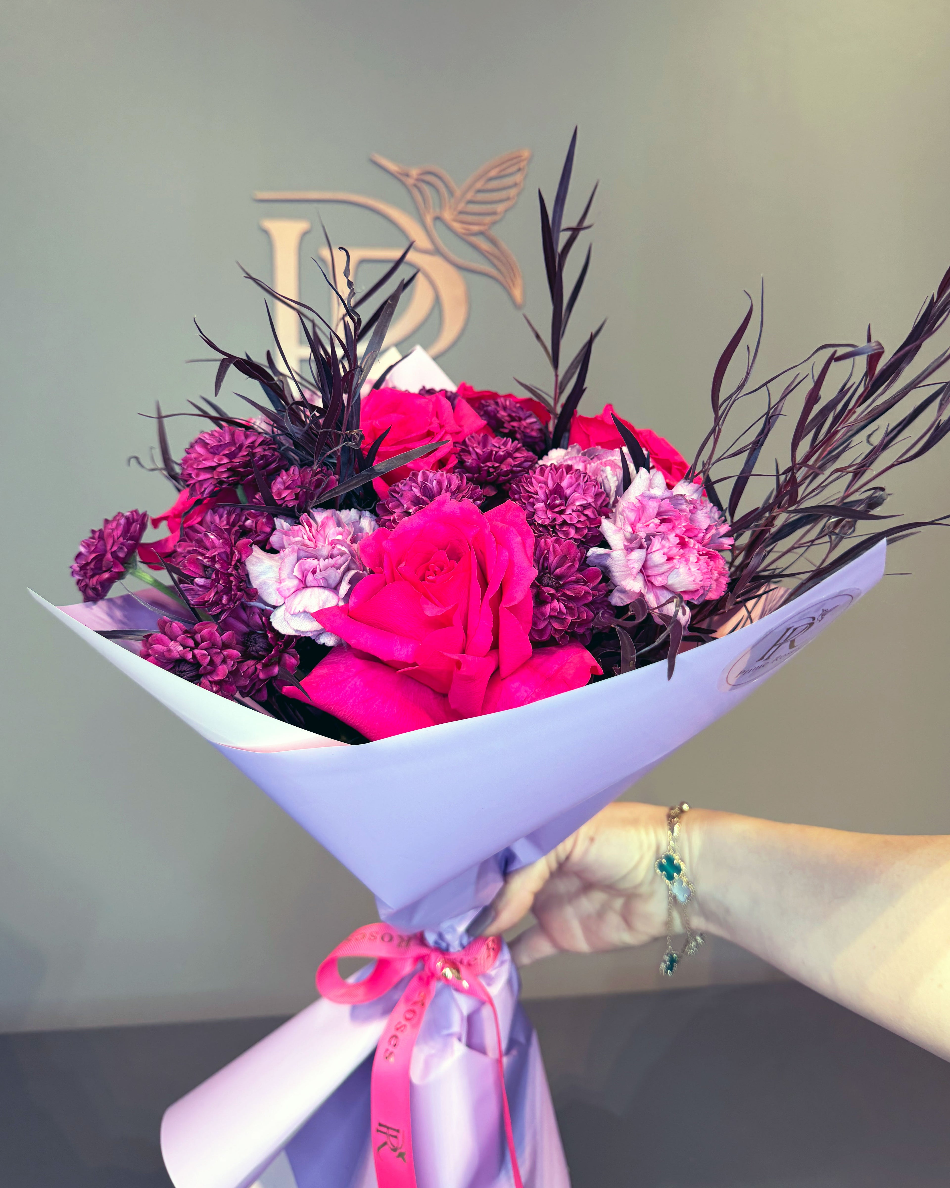 Midnight Fuchsia Bouquet