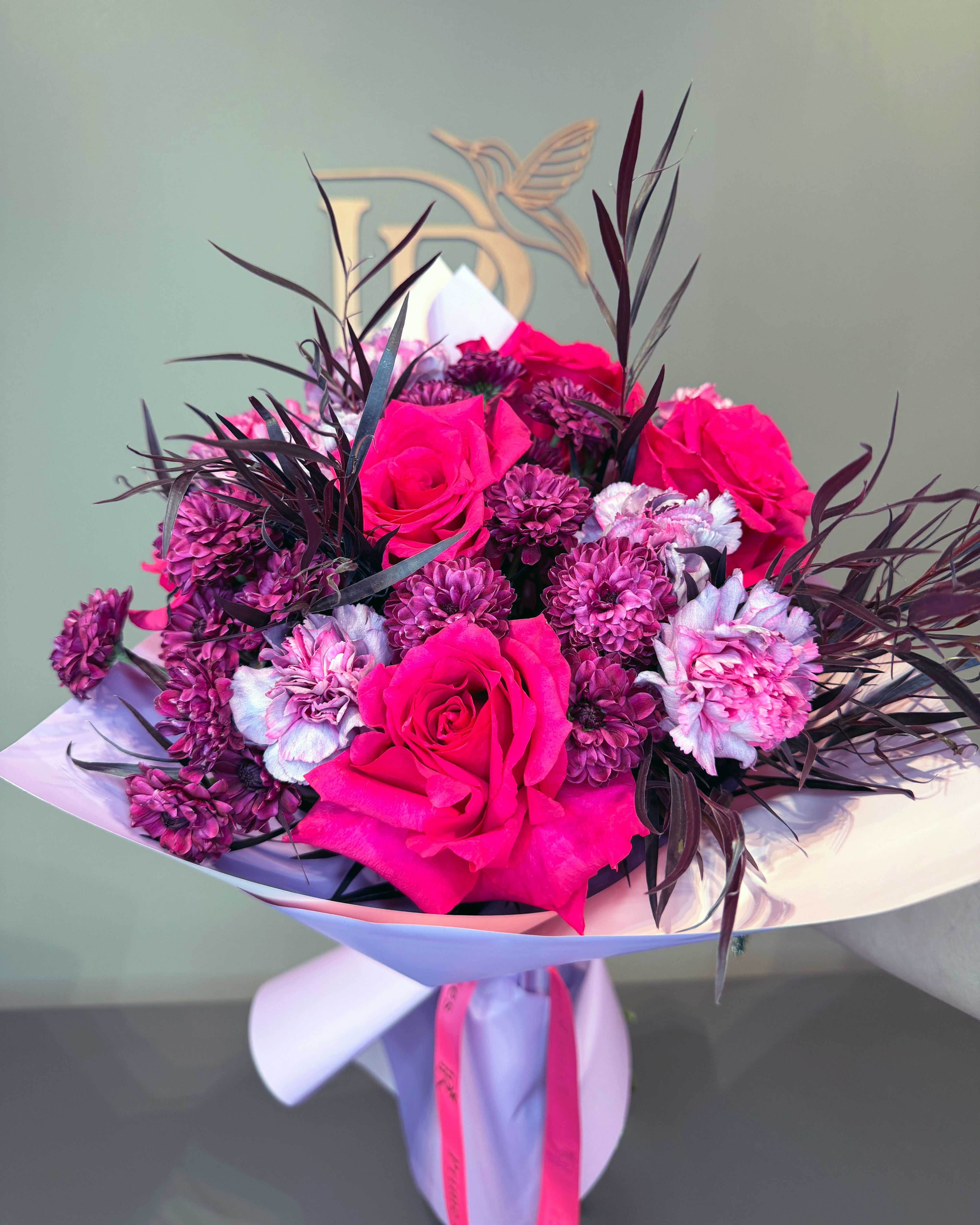 Midnight Fuchsia Bouquet