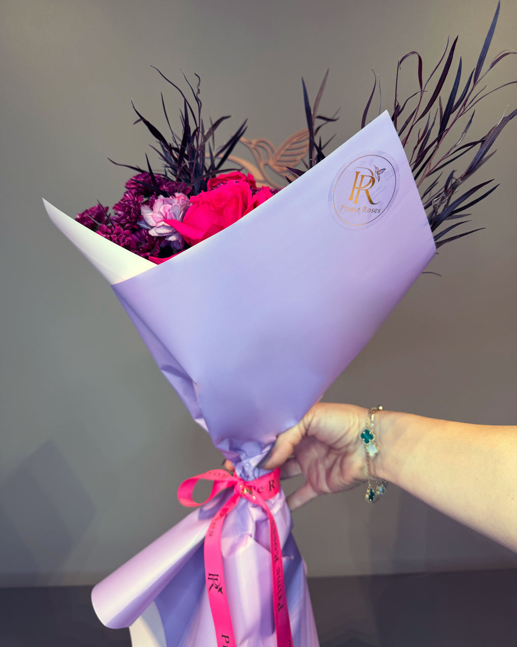 Midnight Fuchsia Bouquet