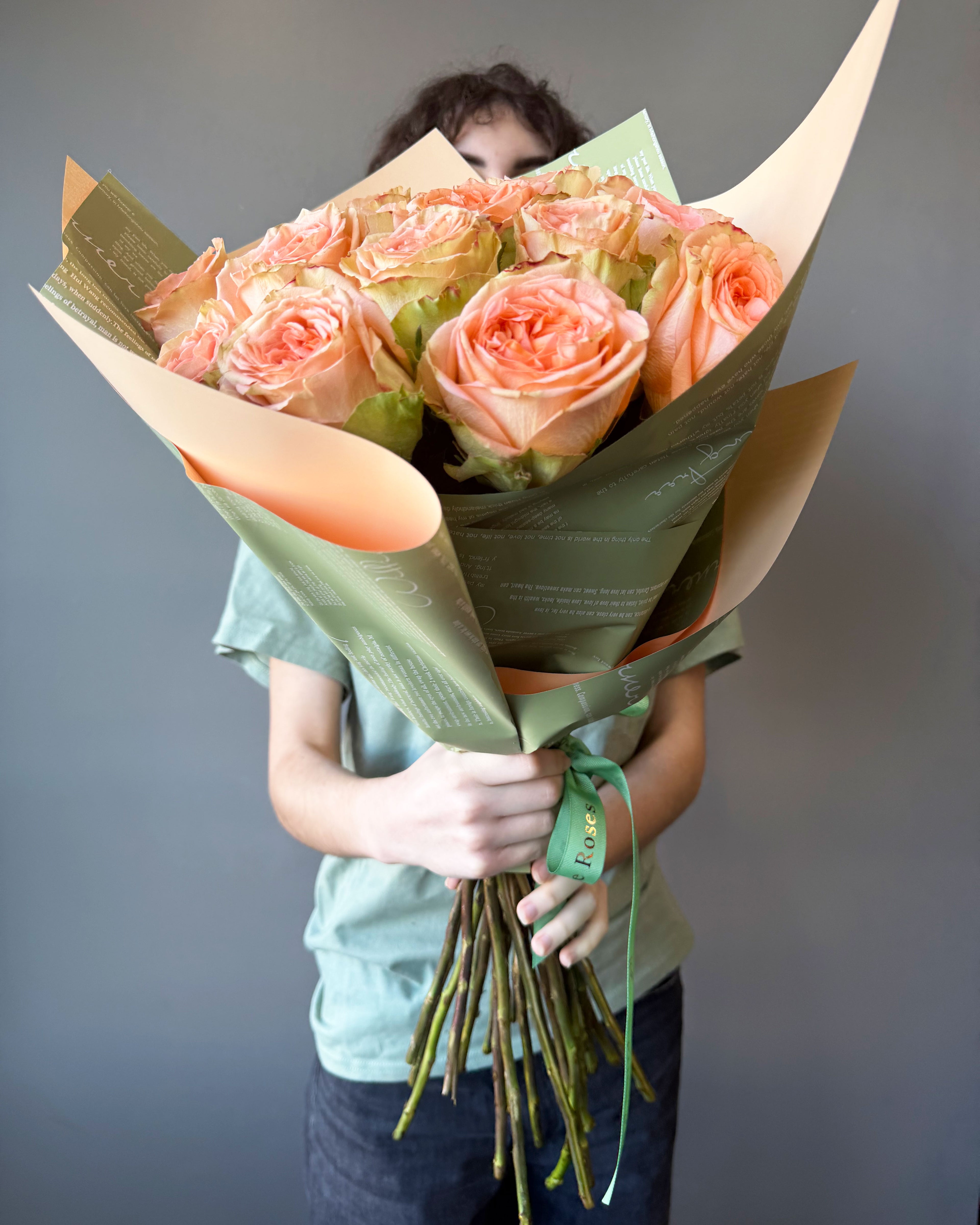 Blush Champagne Garden Roses