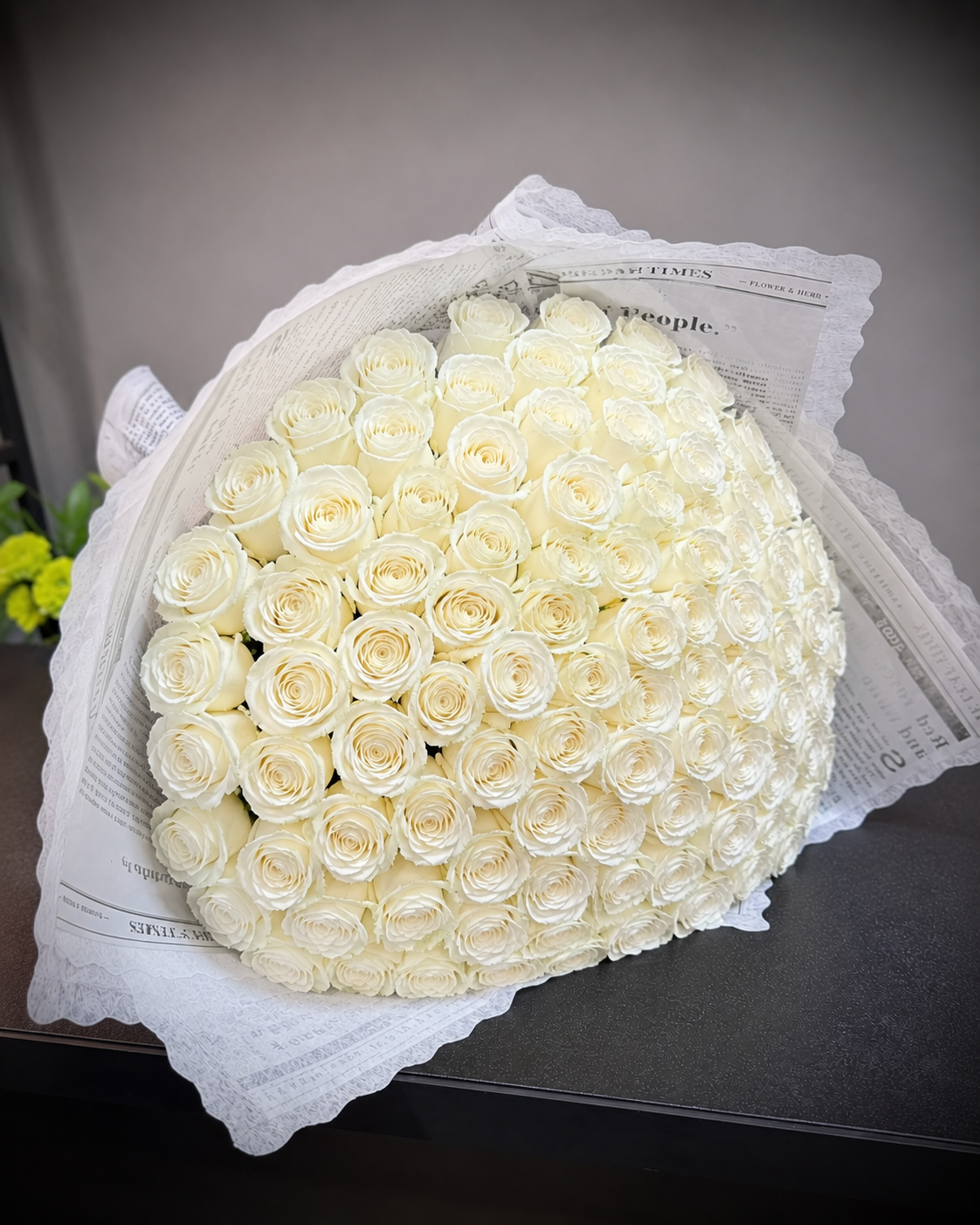 Luxury White Rose Bouquet