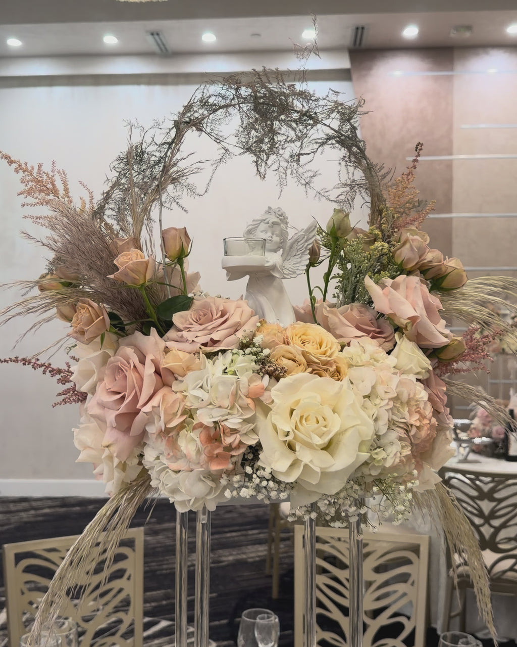 Elegant Floral Table Centerpiece