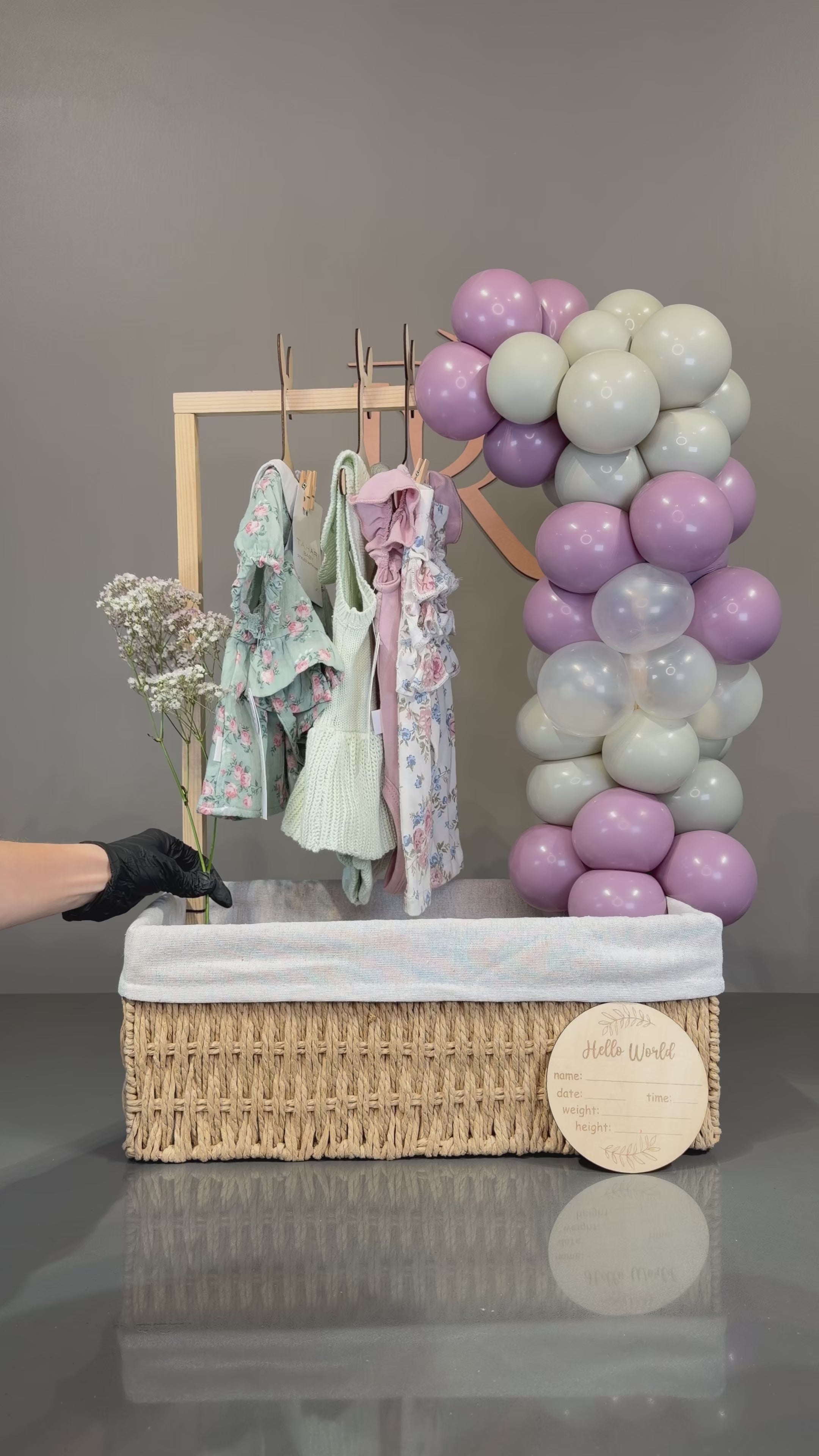 Hello World Custom Baby Gift Box