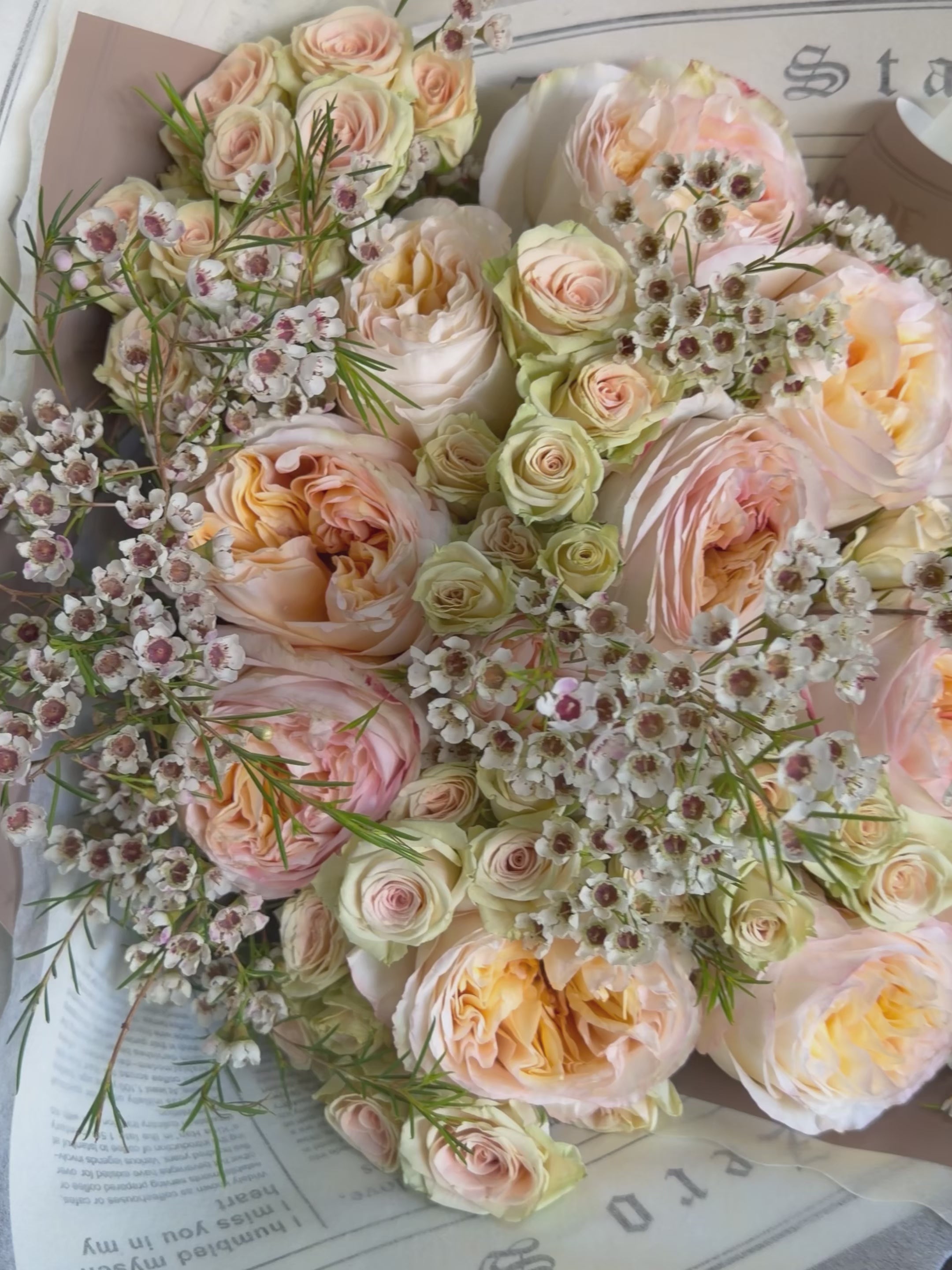 Champagne Garden Bouquet