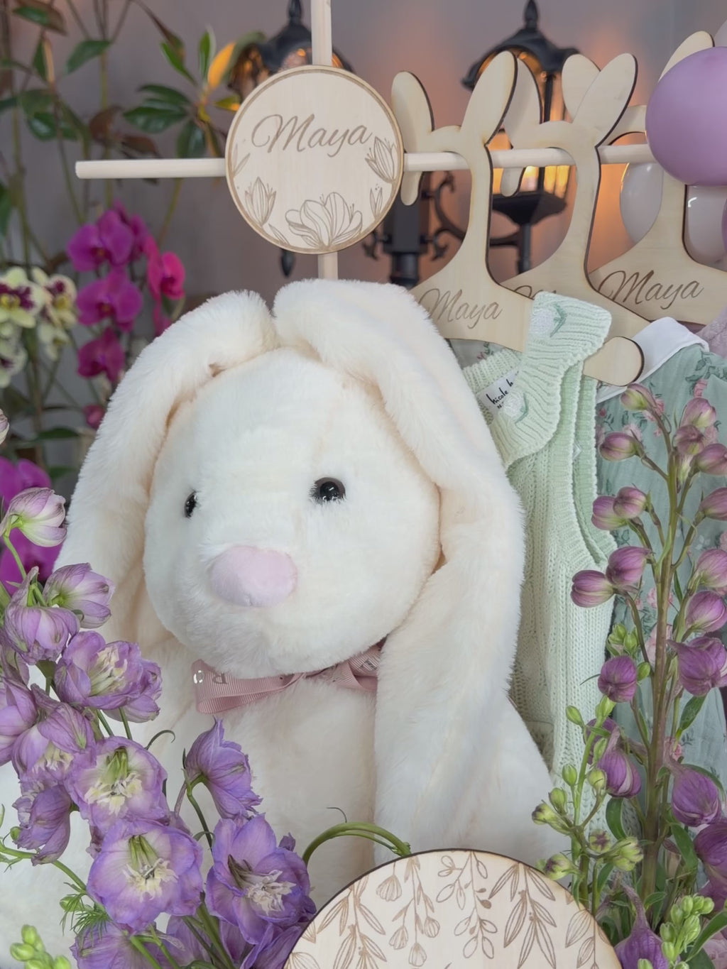 Hello World Custom Baby Gift Basket