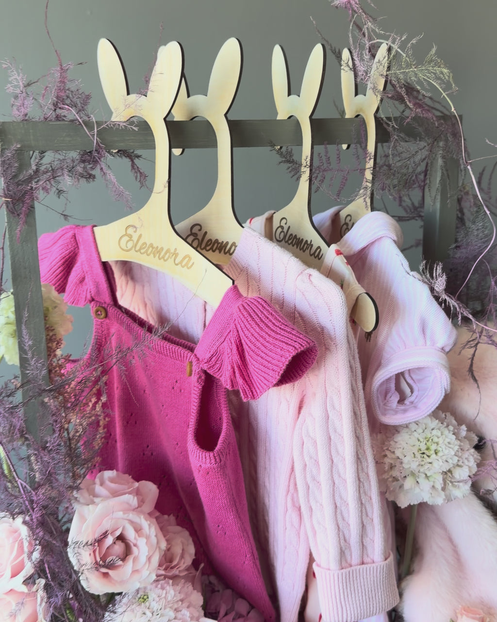 Welcome Little One – Custom Baby Floral Gift Display