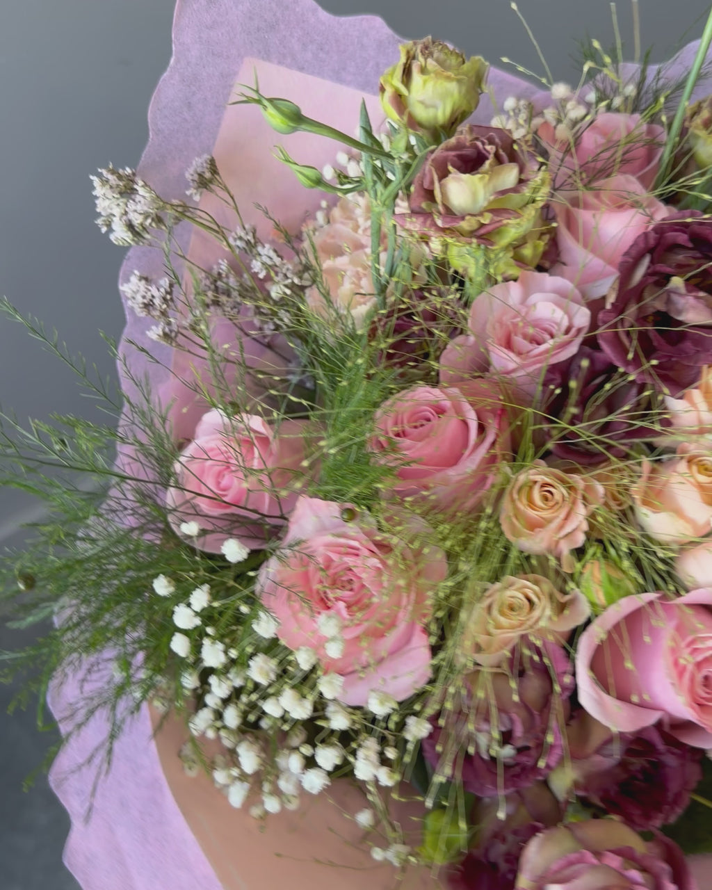 Blush & Plum Garden Bouquet