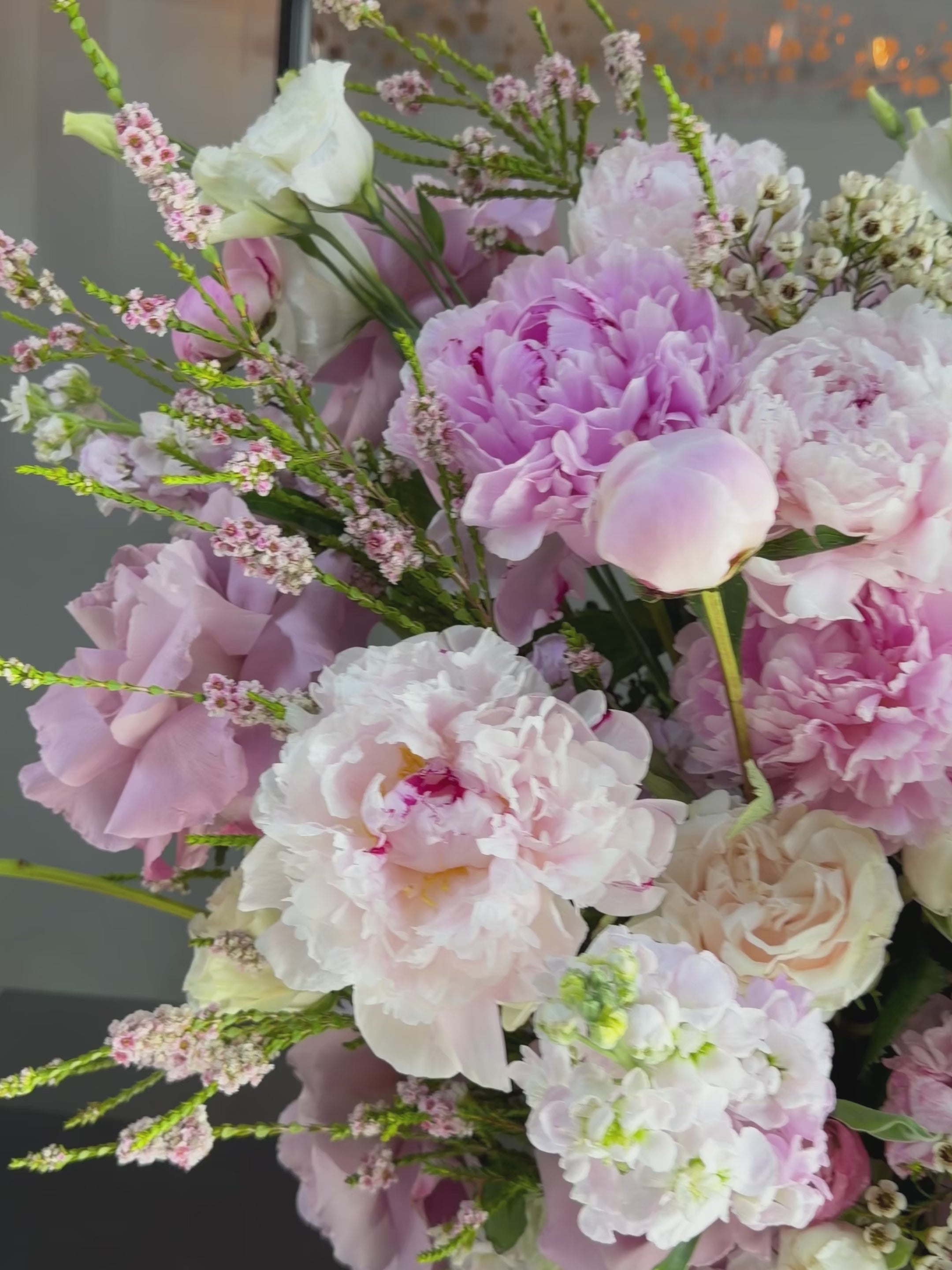 Pastel Elegance Garden Vase Arrangement