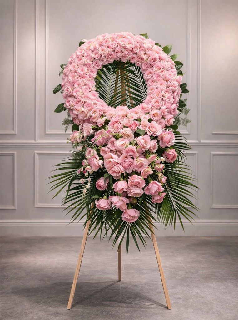 Rose Round Standing Spray